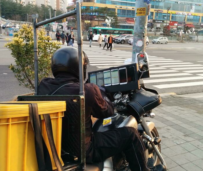 Delivery Guy In South Korea
