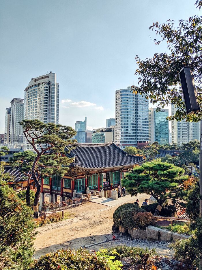 Modern Korea Built Around Historic Korea (Seoul)