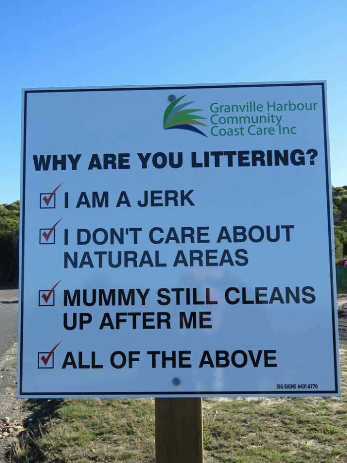 Why Are You Littering?