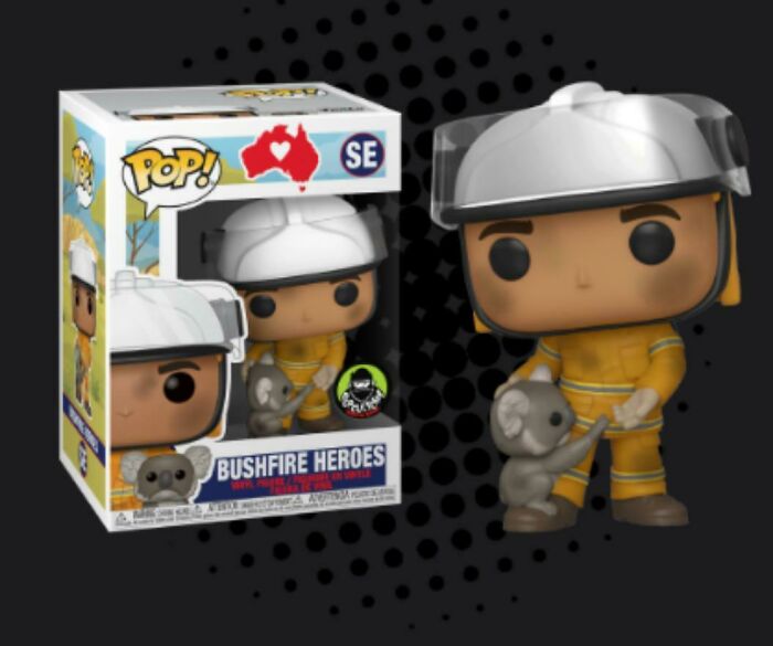 Funko Just Released A Pop On Popcultcha (A Pop And Collectable Website) Of A Bushfire Hero. All Proceeds Go To Bushfire Efforts