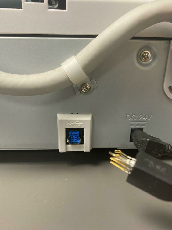 "Our Scanner Stopped Working And I Don't How To Plug It Back In"