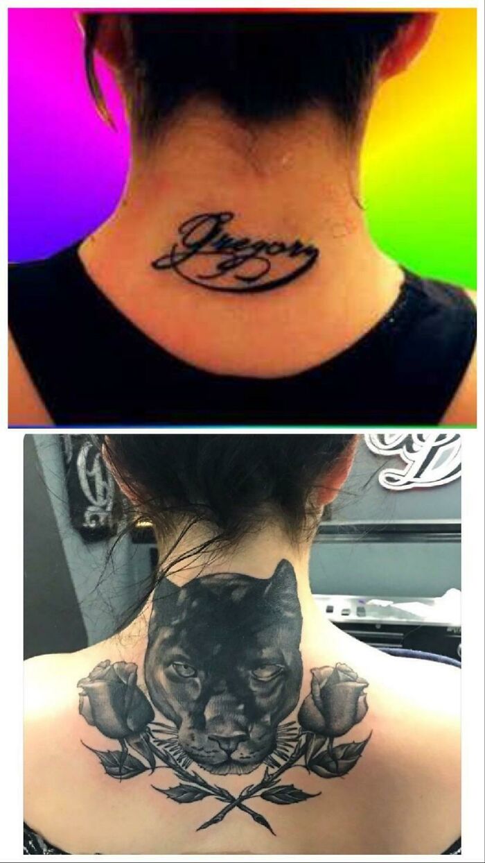 Girl Who Got Onision (Youtuber's) Name Tattood While They Were In An Abusive Relationship Finally Got It Covered