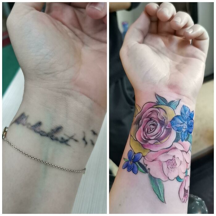 Before And After. So Happy With My Cover-Up!