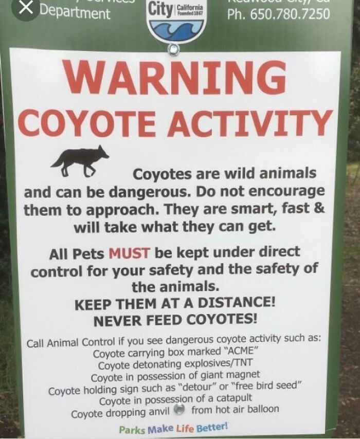 Sign At A Neighborhood Park. Read The Fine Print