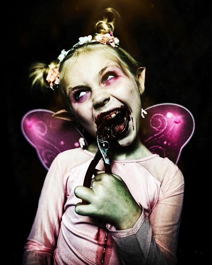 7 Year Old Girl Makes The Most Amazing Horror Movie Cosplays