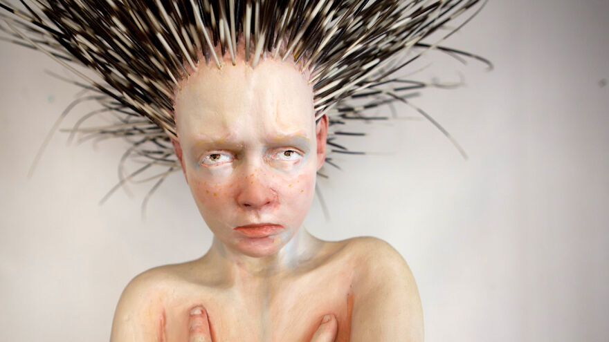 Artist Creates Realistic Sculptures Of Her Inner Child