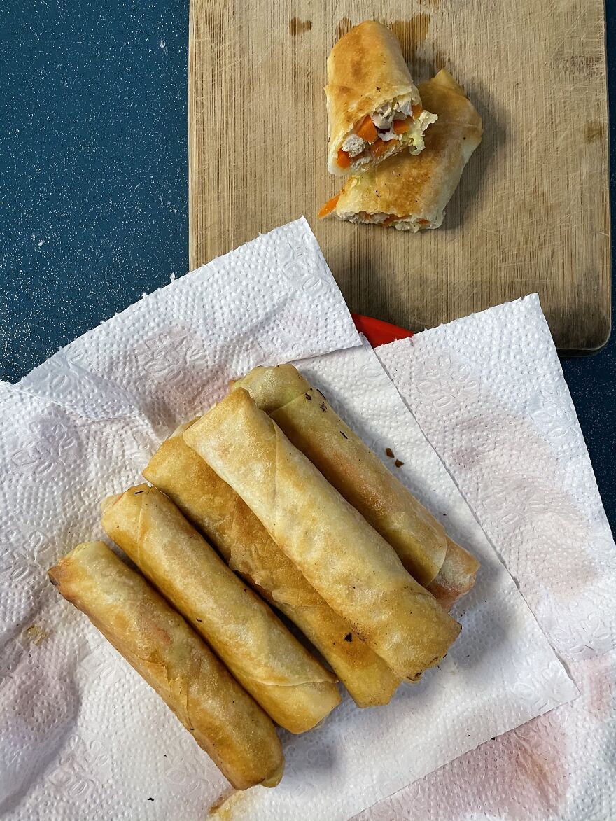 Making Spring Rolls