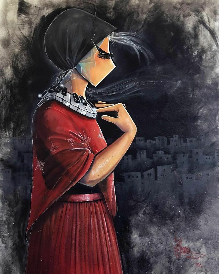 40 Heartbreaking Works By The First Female Afghan Street Artist