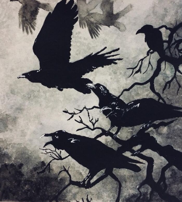 Spooky Ravens