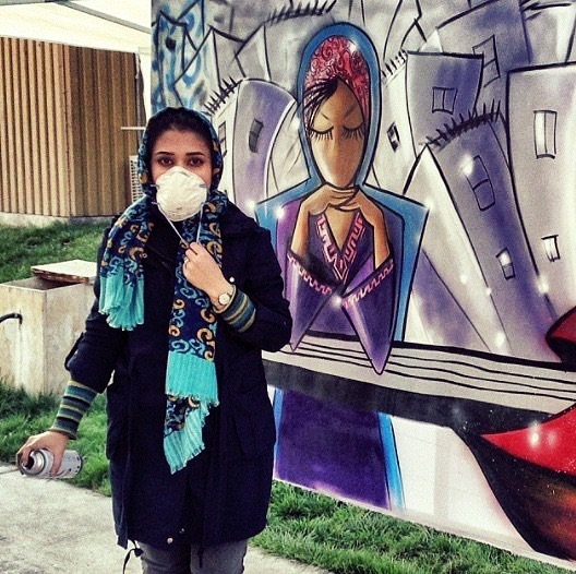 Series: Secret/ راز
#workprocess #2014 #graffiti #mural #painting #spraypaintart #woman #art #afghanartist #artistsoninstagram #kabul #afghanistan #هنر #هنرمند #نقاشي