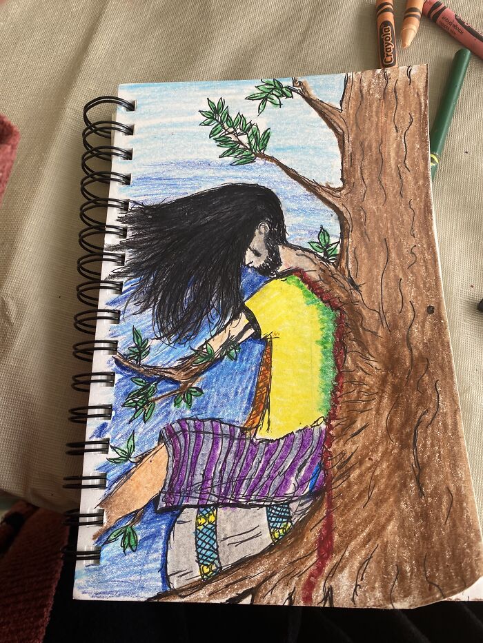 Old + Can’t Draw But: Depression For Me Was Wanting To Grow Into Nature And Cease To Exist
