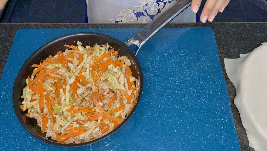 Making Spring Rolls