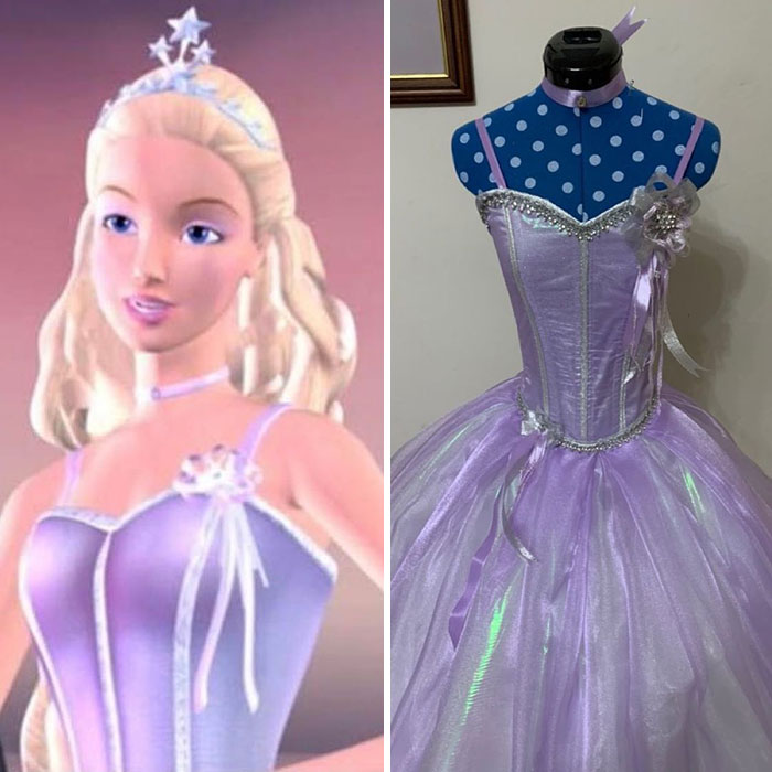 Vestido de Barbie y la magia de Pegaso