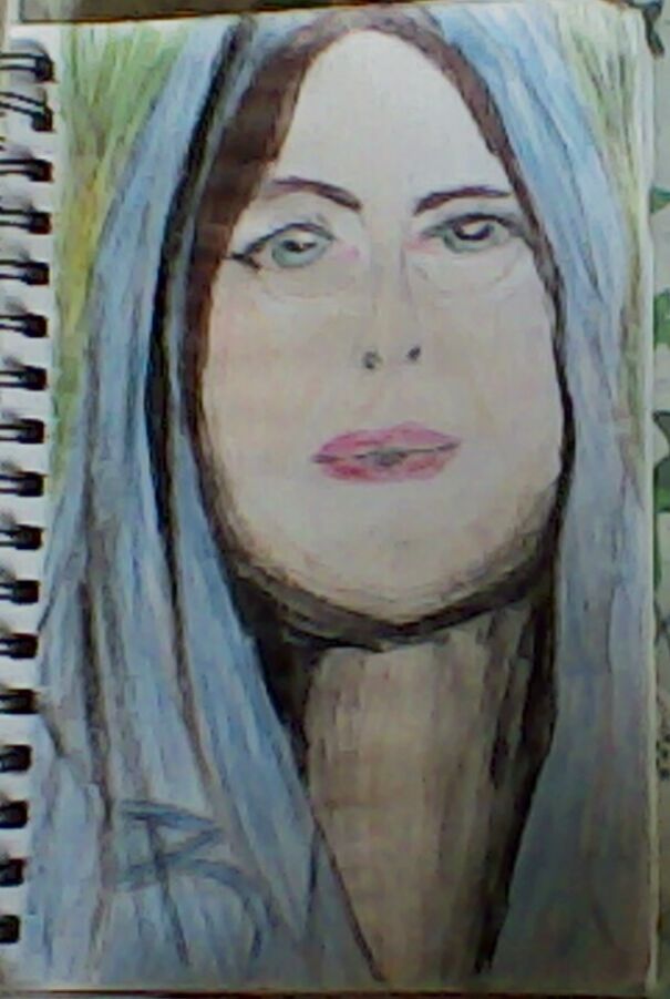 Arwen, From Middle Earth, Using Colored Pencils