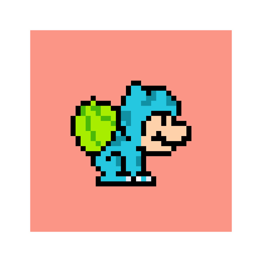 Mario X Bulbasaur