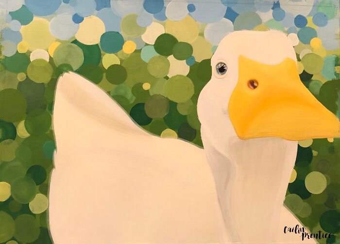 A Little Duck, Sorry Painted Not Drawn