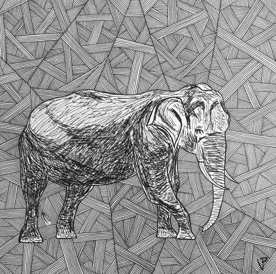 No More Elephant Blood! I Drew These Illustrations To Bring Attention To Ivory Trade No More Elephant Blood! I Drew These Illustrations To Bring Attention To Ivory Trade