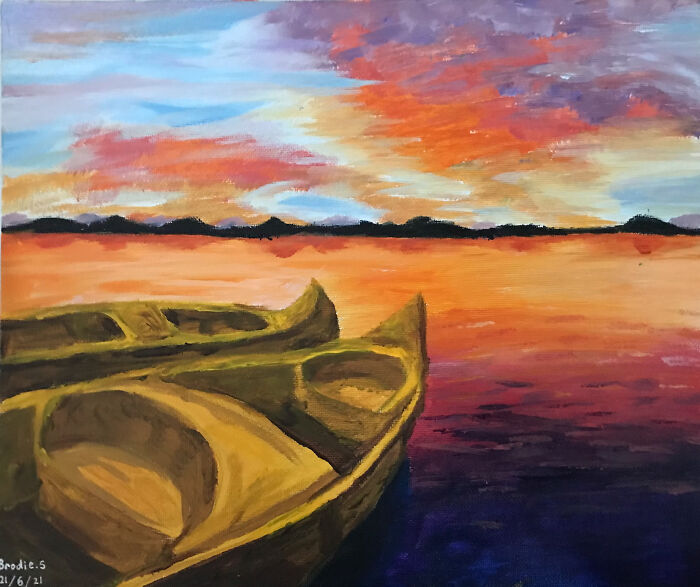 Acrylic Paints Canoe Lake
