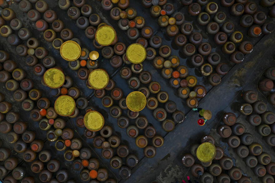 Aerial Photos – Category Winner By Azim Khan Ronnie. Soy Sauce Making