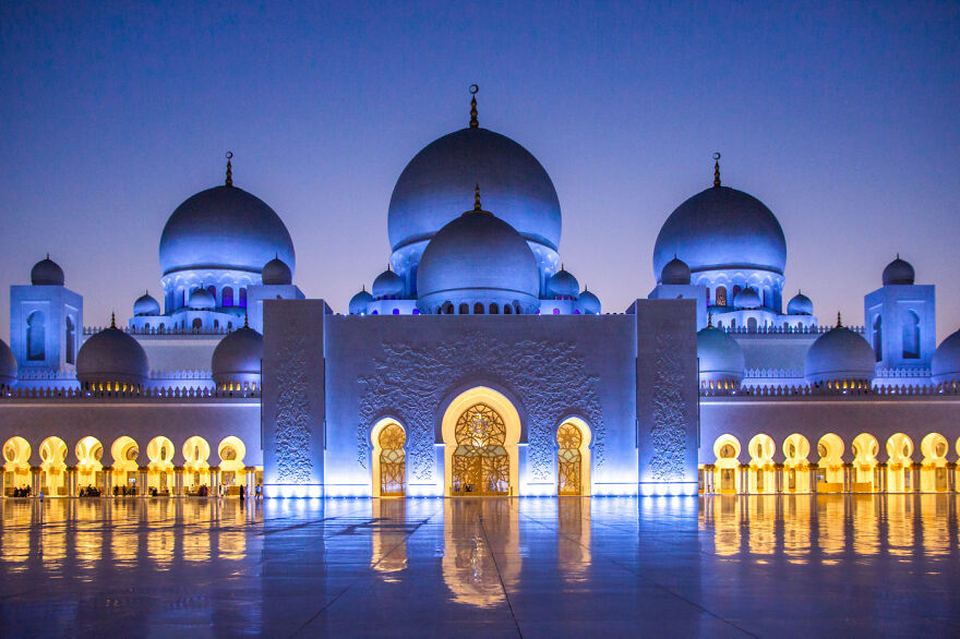 Architecture And Technology - By Eva Janků. Sheikh Zayed Mosque, Abu Dhabi