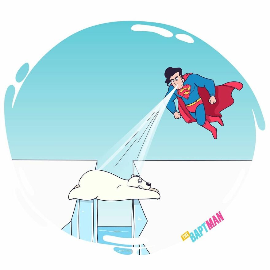 Superman And The Melting Glaciers