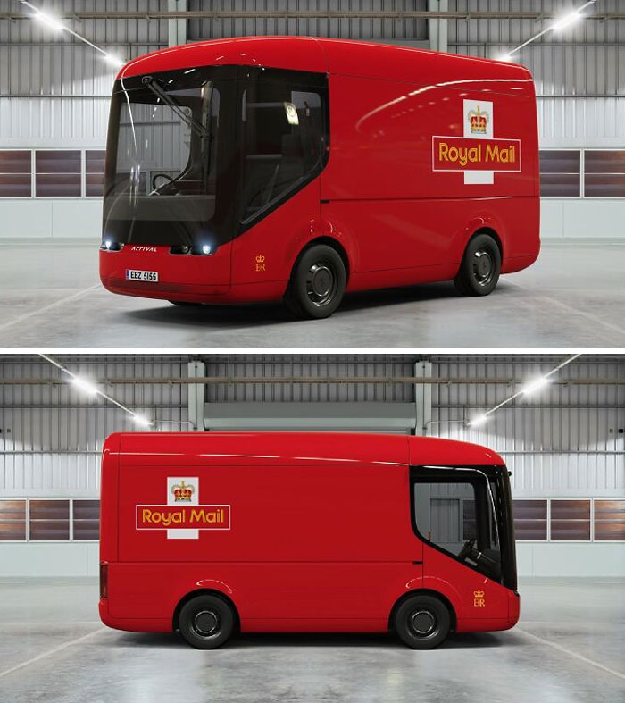 La nueva camioneta de reparto eléctrica de Royal Mail es de lo más bonita
