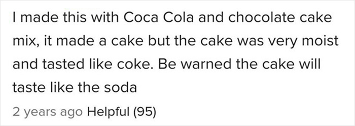 On A Recipe For Soda Pop Cake