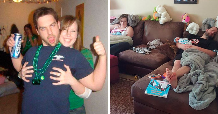 Parents Are Sharing Photos Of Themselves Before And After Having Kids, And The Difference Is Hilariously Sad (30 New Pics)