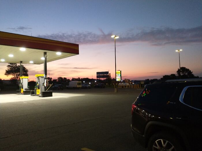 Sunrise In Arkansas. We Were On A Road Trip!