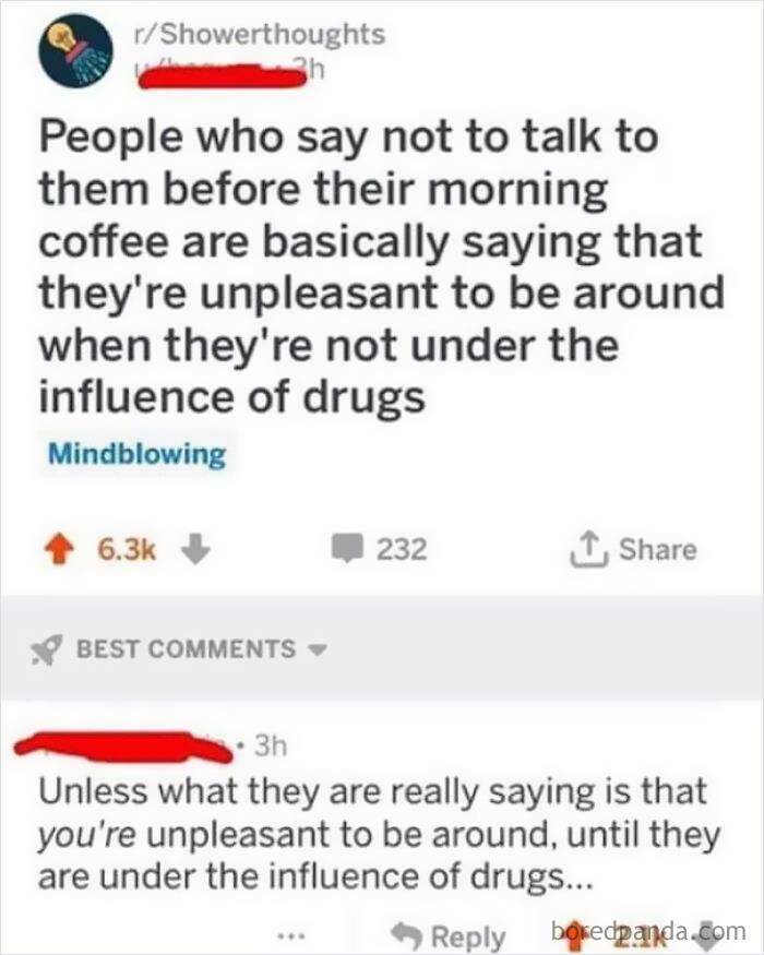 Morning Coffee vs. Morning People