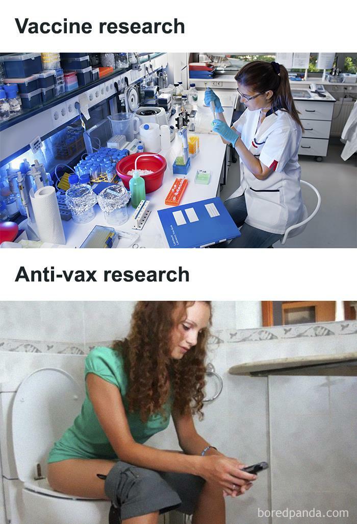 Anti-Vaxxers Be Like "Do Some Research!"