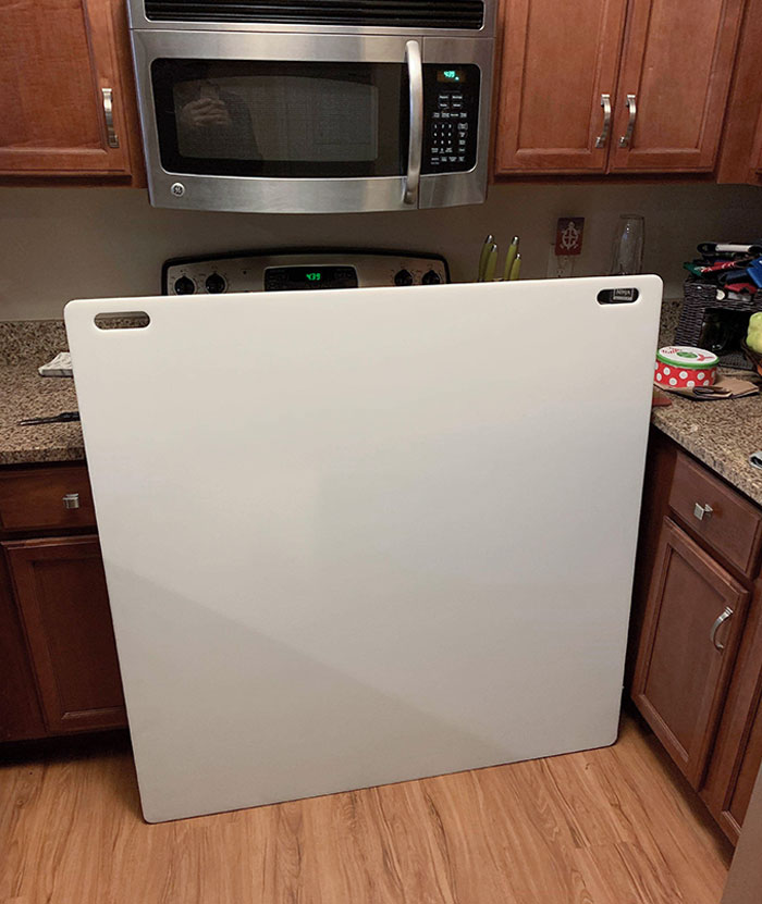 My Friend's GF's Dad Sent Them An XXXXL Cutting Board For Their Housewarming By Mistake
