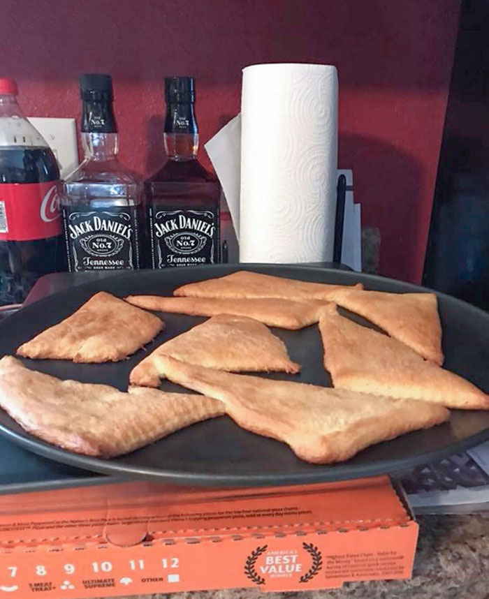 My Friend's Mother Thought That The Croissants Would Just Roll Themselves Up While Cooking