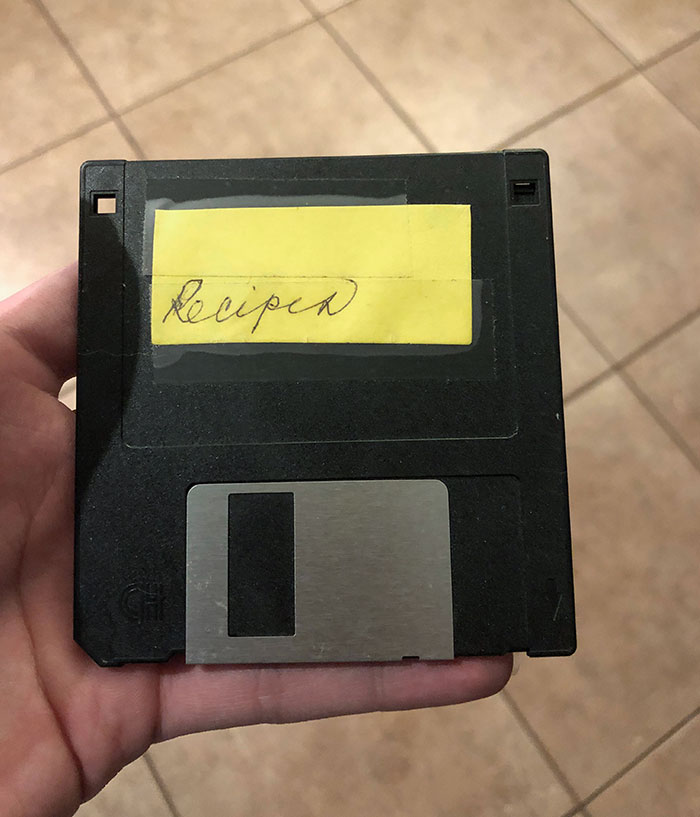 My Grandmother Passed Down Her Recipes On A Floppy Disk