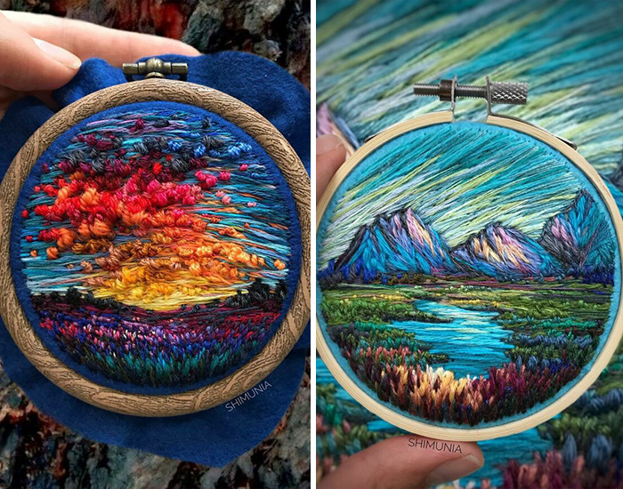 280K Folks On Instagram Can’t Get Enough Of These Colorful Embroideries By Artist Vera Shimunia, And Here Are 30 Of The Best Ones (New Pics)