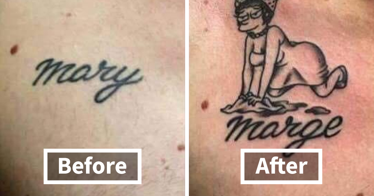 30 Times Tattoo Artists Covered Up Tattoo Regrets With Something Cool, As  Shared In This Online Group | Bored Panda