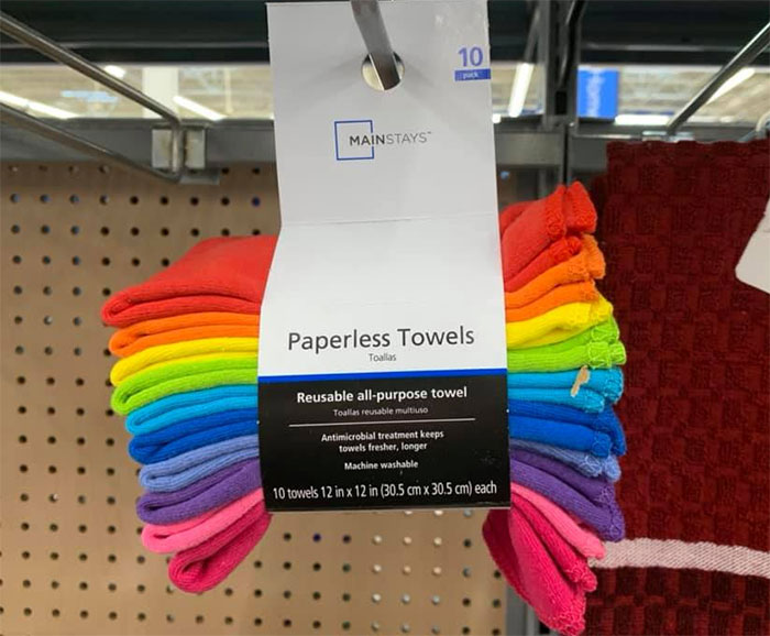 Found Some Paperless Towels At Walmart Today. What Will They Think Of Next?