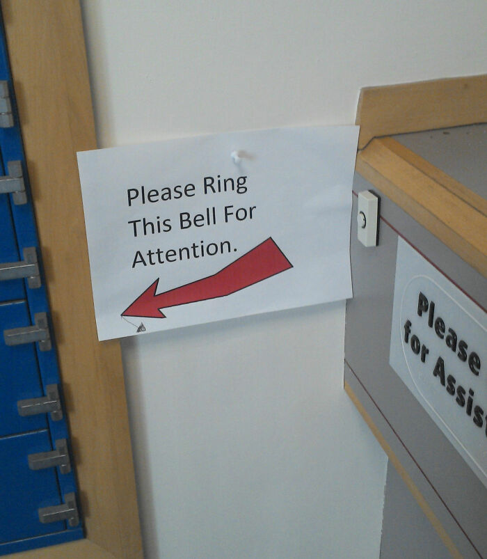A Helpful Sign At My Local Post Office