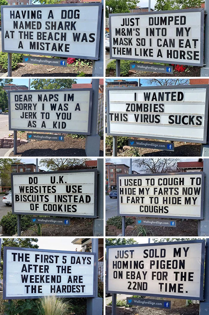 Gas Station Makes The Whole Town Laugh With Their Funny Signs