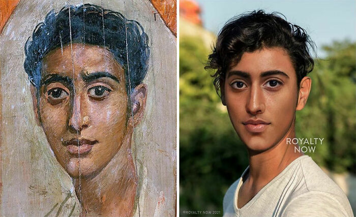 Retratos de momias de El Fayum: hombre desconocido