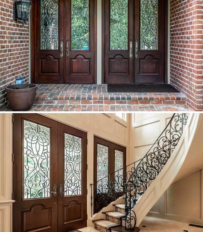 Prayers For The Contractor Who Had To Call These Homeowners And Explain They Needed A Second Set Of Front Doors Because... Math