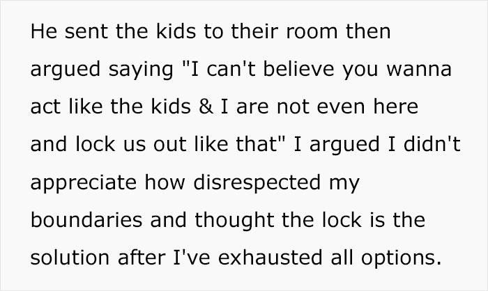 Unemployed Husband Keeps Interrupting His Working Wife With Requests And Chores, So She Installs A Lock, Sparks Family Drama