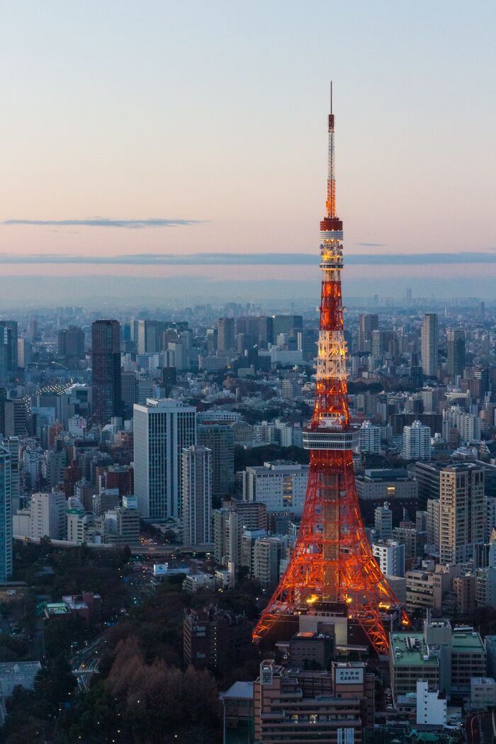 Tokyo Tower At Dawn