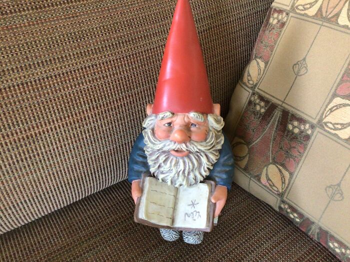 This Weird Bookworm Gnome My Family Has.