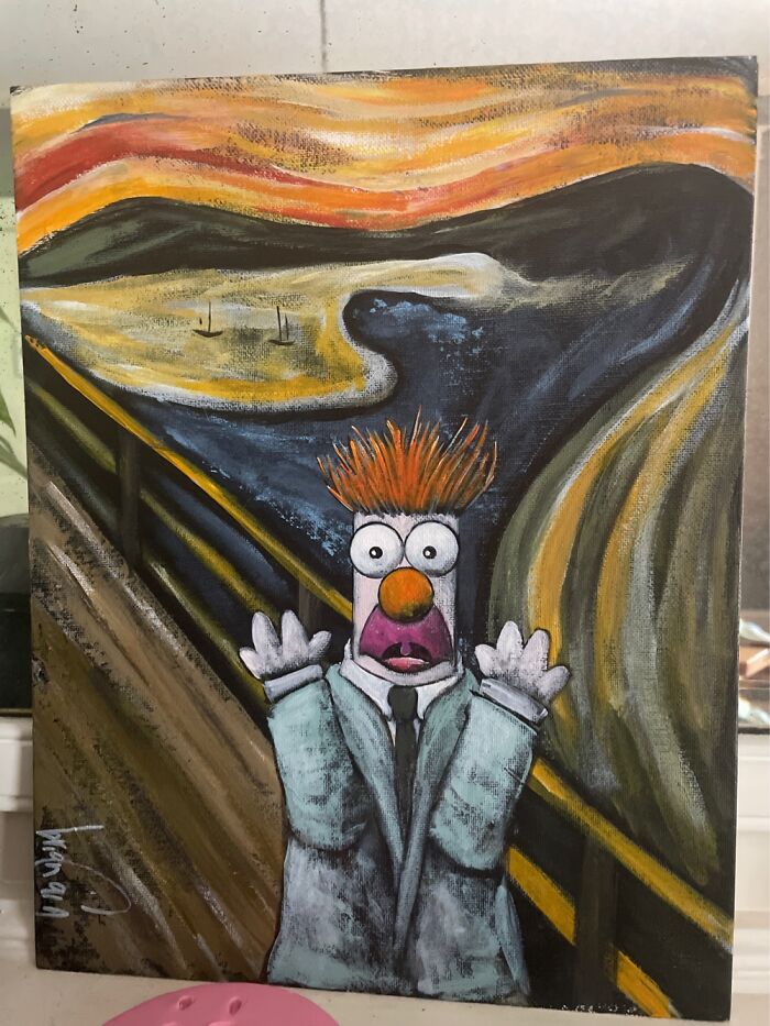 This Take On The Scream Called The Meep😁