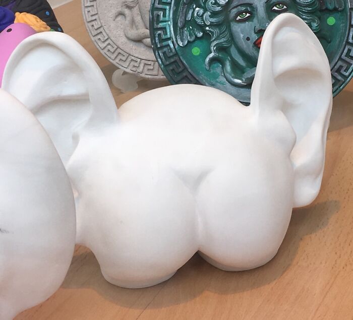 This Pottery Is Called „ass With Ears“ (An Actual Swear Word In Austria)