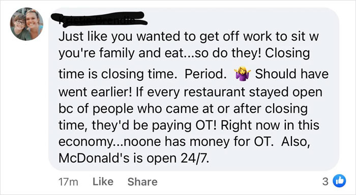 'Karen' Is Furious That A Small Town Restaurant Didn't Serve Her After Closing Time - Gets Roasted By The Locals