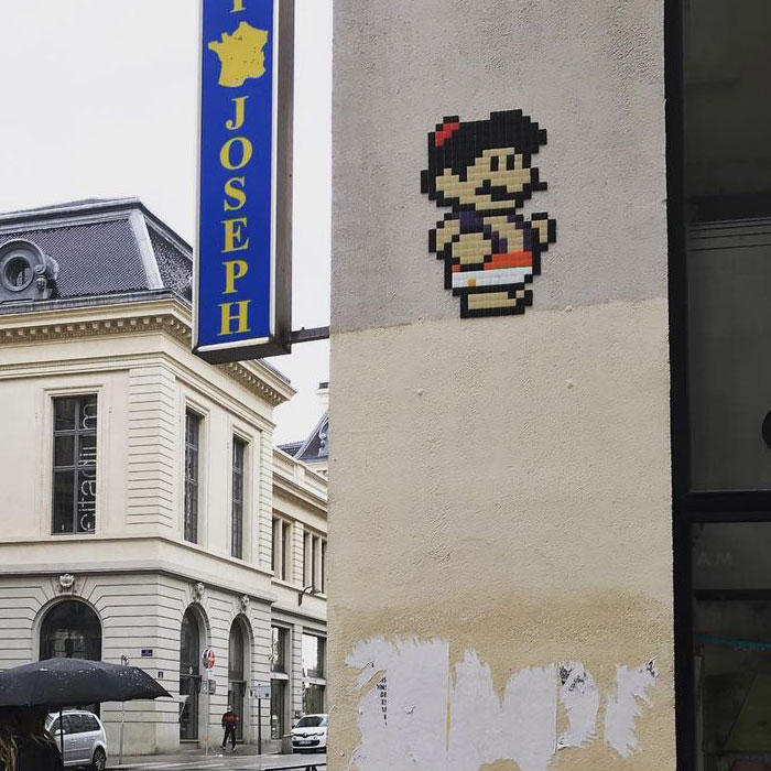 I’m A Street Artist And I Make Mario Mosaics Where He Cosplays As Different Characters (30 Pics)
