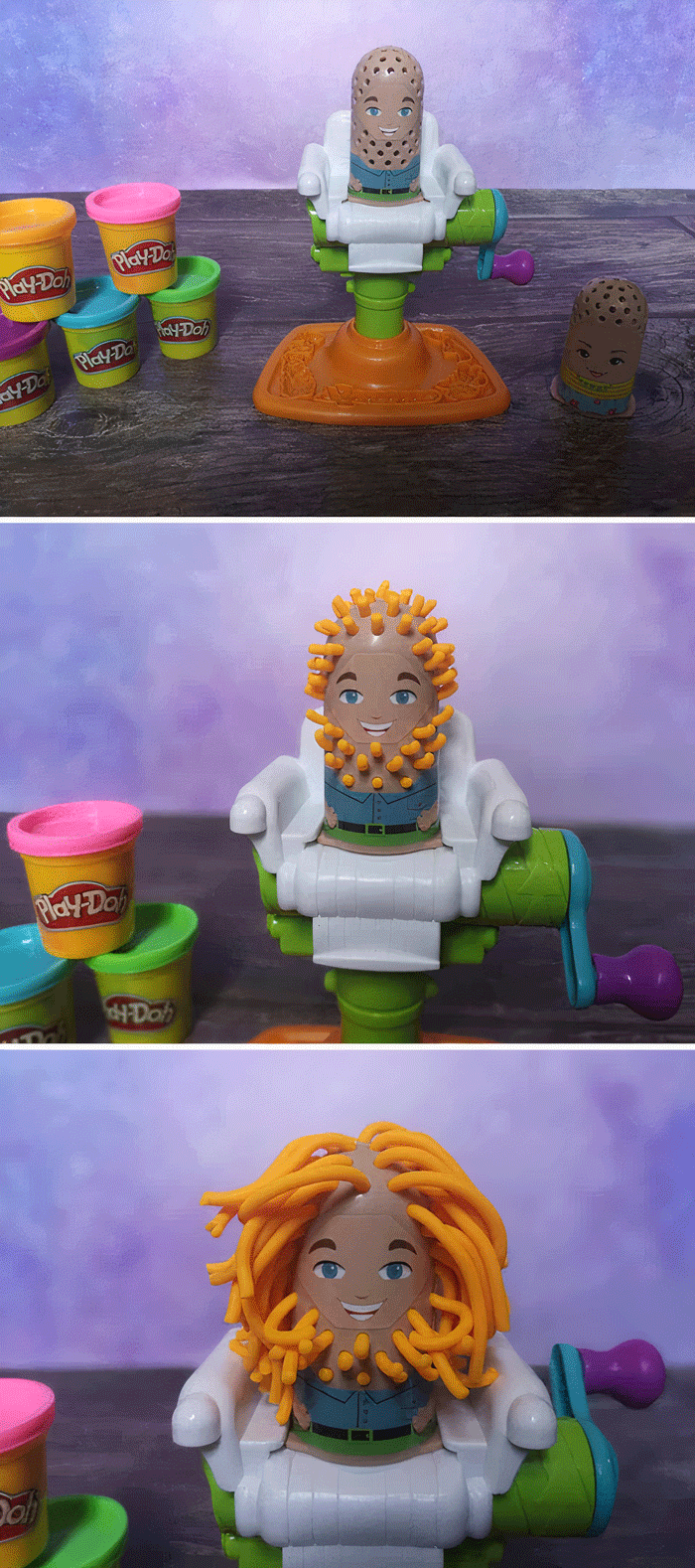 Play-Doh Fuzzy Pumper Barber And Beauty Shop