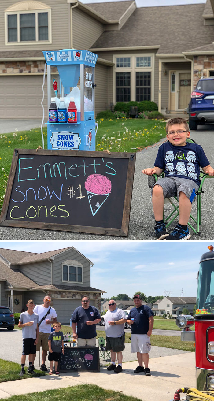 Emmett’s Parents Told Him He Had To Earn Money For A New Bike Ended Up Starting A Successful Snow Cone Business Instead